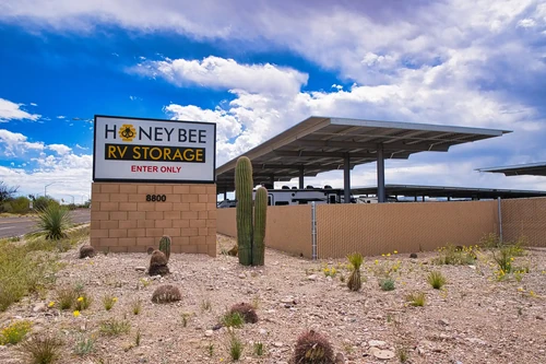 Honey Bee RV Storage in Tucson - Annex storage facility exterior view